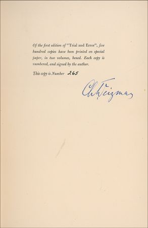 Lot #300 Chaim Weizmann Book - Image 1