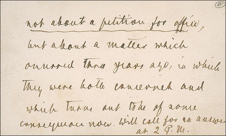 Lot #334 Carl Schurz Calling Card - Image 2