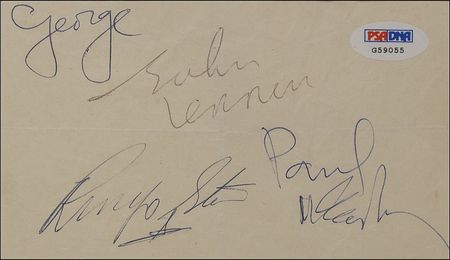 Lot #655 Beatles: Obtained by a policeman at their Odeon performance - Image 2