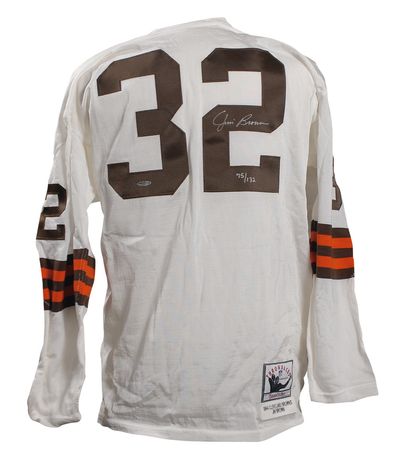 Lot #1221 Jim Brown Football Jersey - Image 1