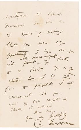 Lot #157 Charles Darwin: Before unleashing his scientific thunderbolt, Darwin takes a quiet holiday - Image 2