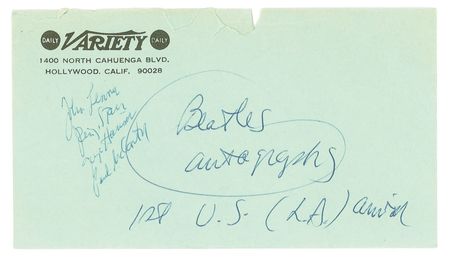Lot #656 Beatles Signature - Image 5