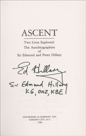 Lot #215 Edmund Hillary Books - Image 3
