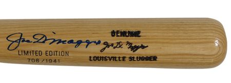 Lot #1238 Joe DiMaggio Baseball Bat - Image 2