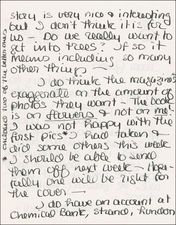 Lot #930 Grace Kelly: “I think of you often especially when nibbling a zucchini flower” - Image 2