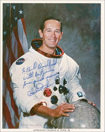 Lot #364 Apollo 16 Signed Photographs - Image 3