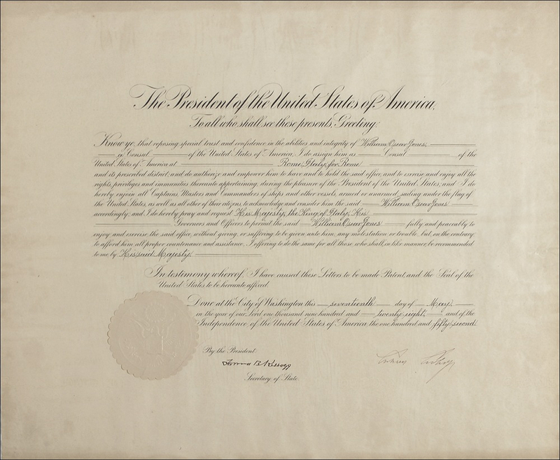 Lot 19 Calvin Coolidge Signed Document