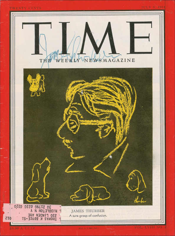 Lot 554 James Thurber Magazine Cover