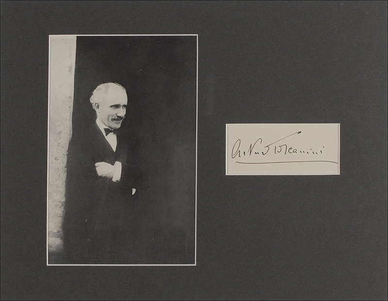 Lot 632 Arturo Toscanini