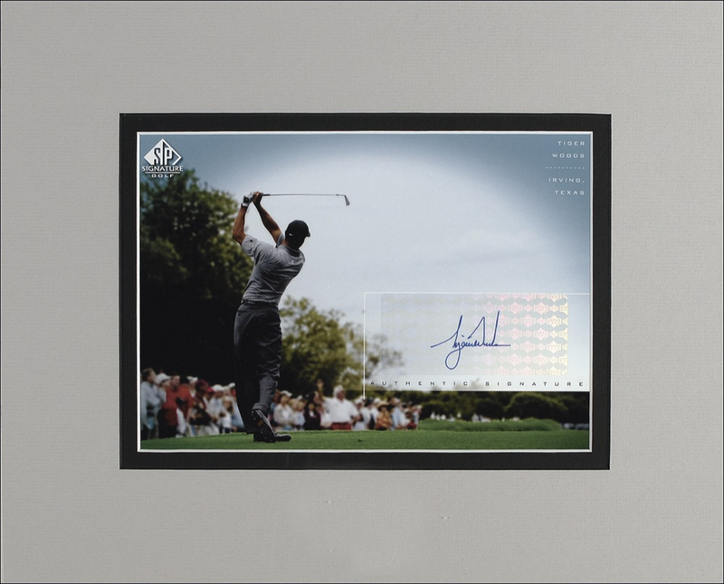 Lot 1371 Tiger Woods Signed Photograph