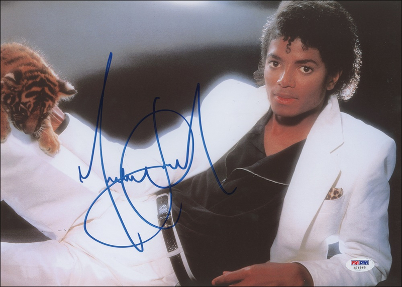 Lot 713 Michael Jackson Signed Photograph