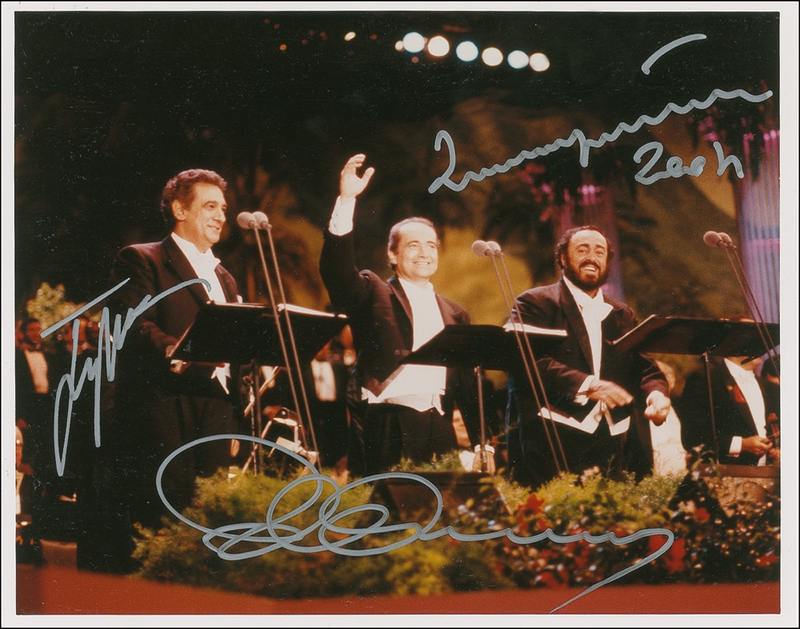 Lot 788 Three Tenors Signed Photograph