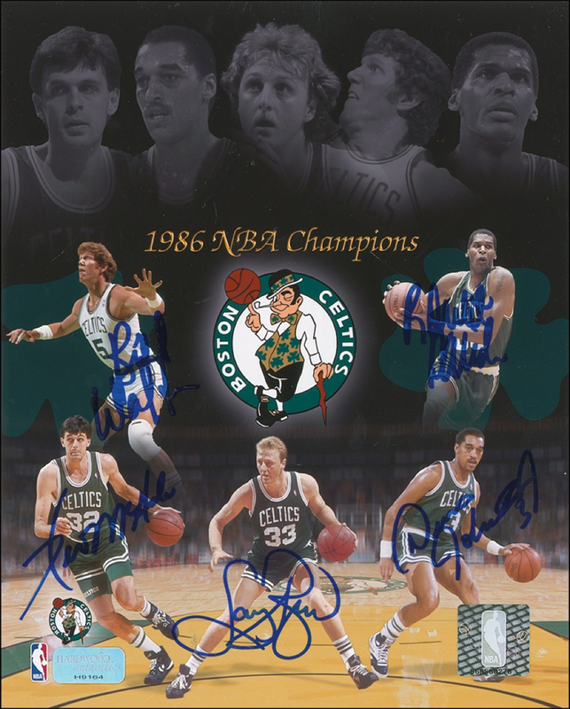 Lot 1191 Boston Celtics Signed Photograph