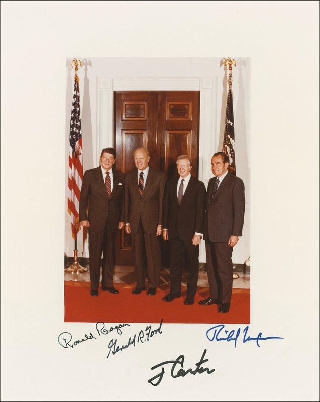 Lot 32 Four Presidents: Increasingly Scarce Four President Photo