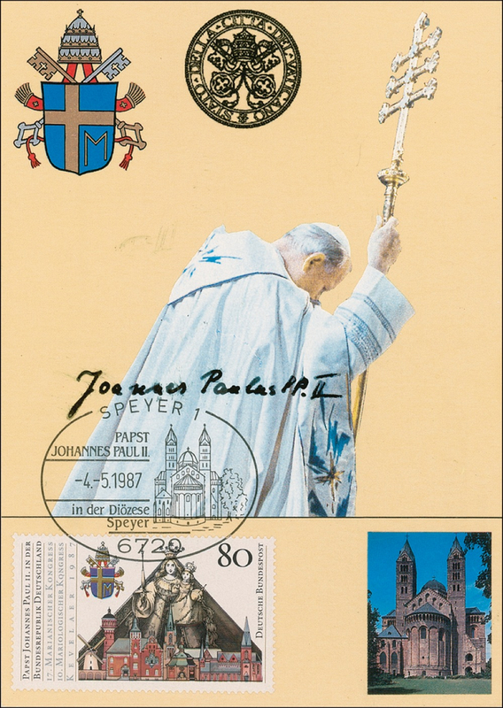 Lot 219 John Paul II Signed Photograph
