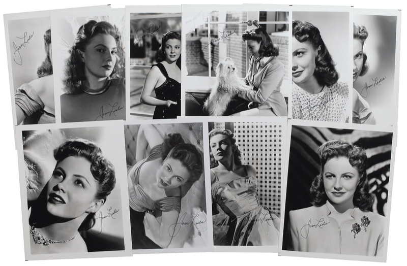 Lot 961 Joan Leslie Signed Photographs
