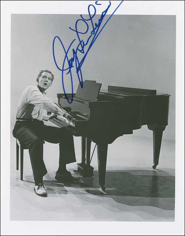 Lot 730 Jerry Lee Lewis Signed Photograph