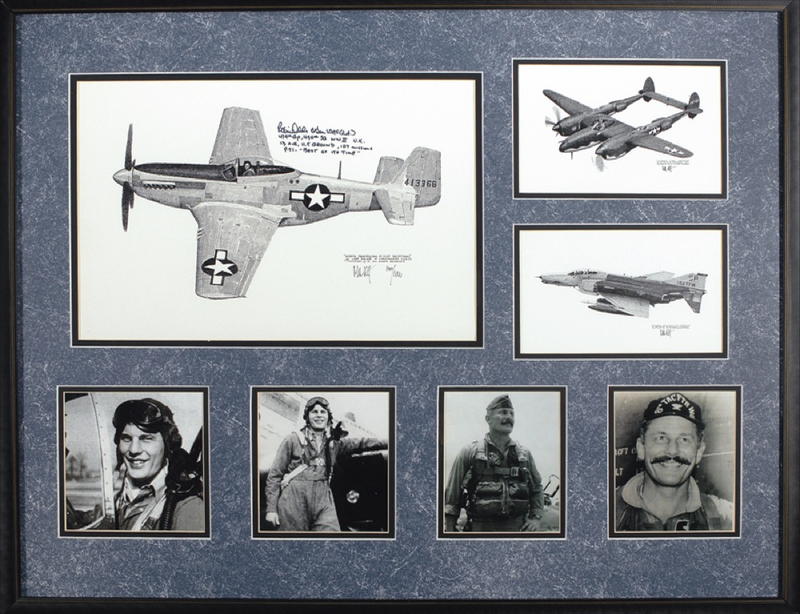 Lot 356 Robin Olds Print