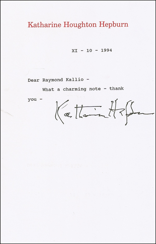 Lot 921 Katharine Hepburn