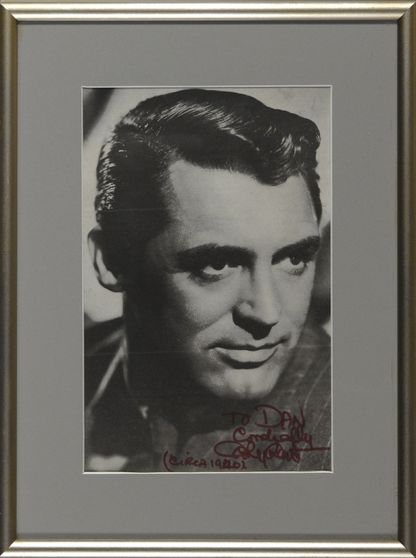Lot 907 Cary Grant Signed Photograph