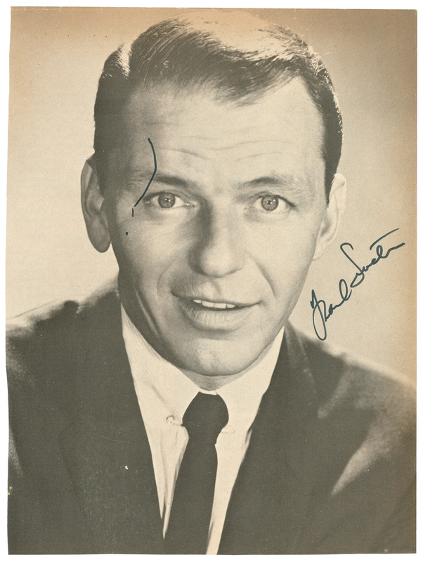 Lot 772 Frank Sinatra Signed Photograph