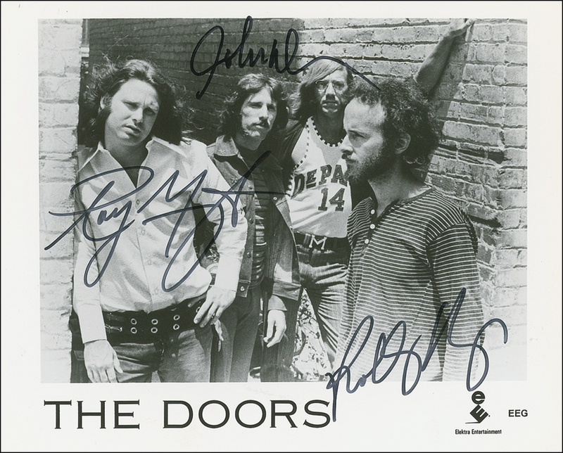 Lot 691 The Doors Signed Photograph