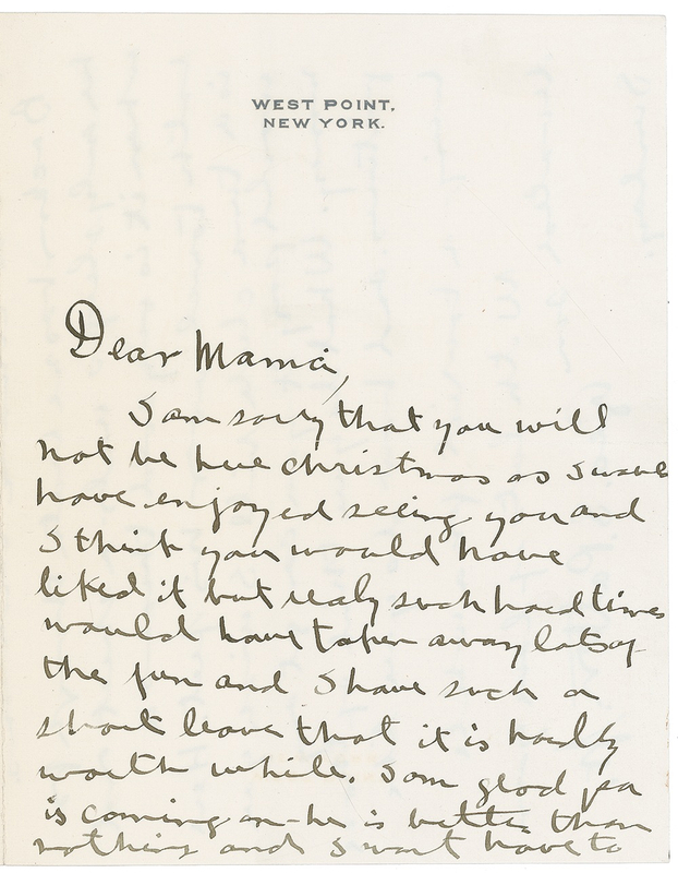 Lot 360 George S. Patton: Young Blood and Guts from West Point: ?Such a life is not conducive to fat but makes me more healthy and less a slave to climatic conditions?