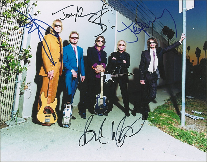 Lot 641 Aerosmith Signed Photograph