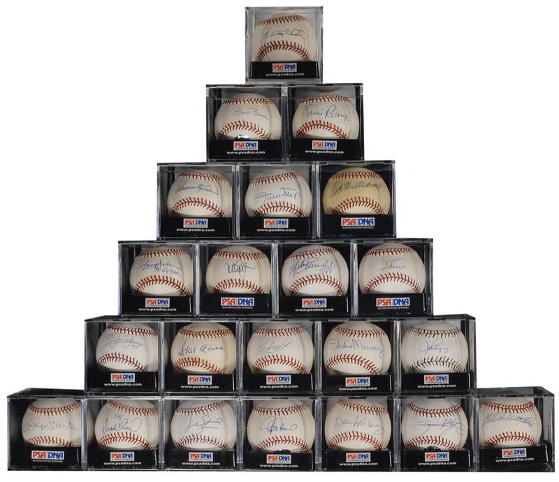 Lot 1181 Baseball: 500 Home Run Club Baseballs