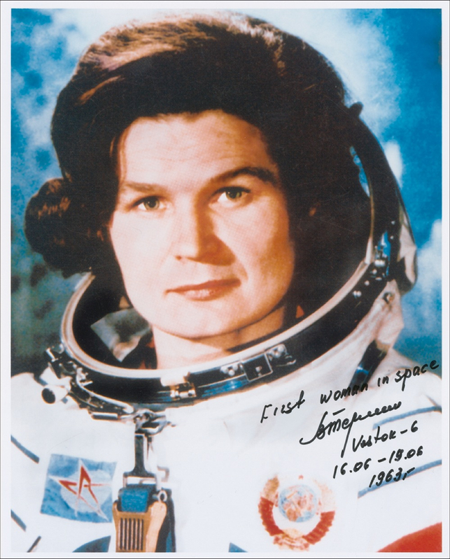 Lot 443 Valentina Tereshkova Signed Photograph