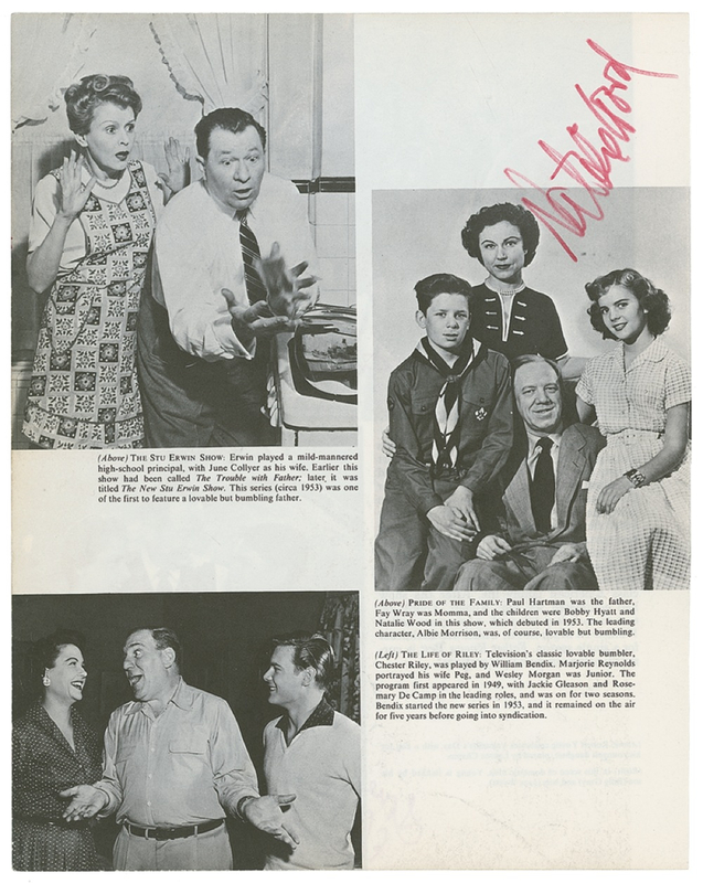 Lot 1059 Natalie Wood Book Page