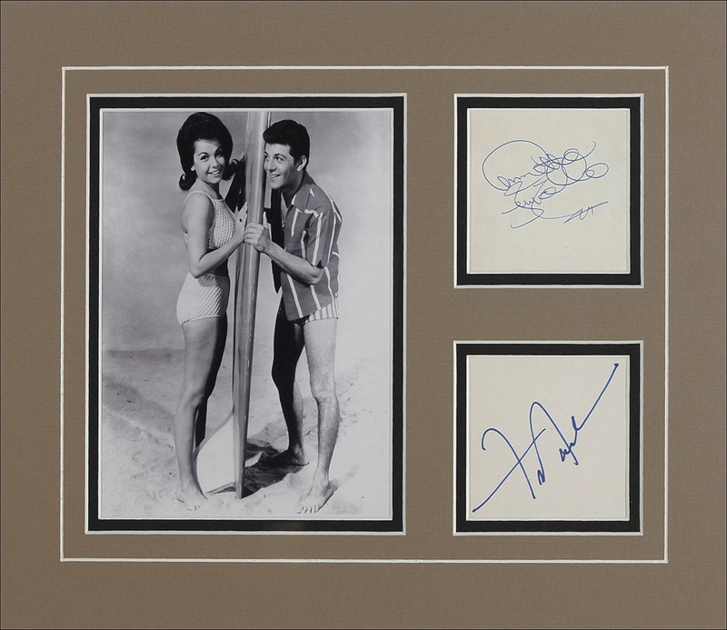 Lot 827 Frankie Avalon and Annette Funicello