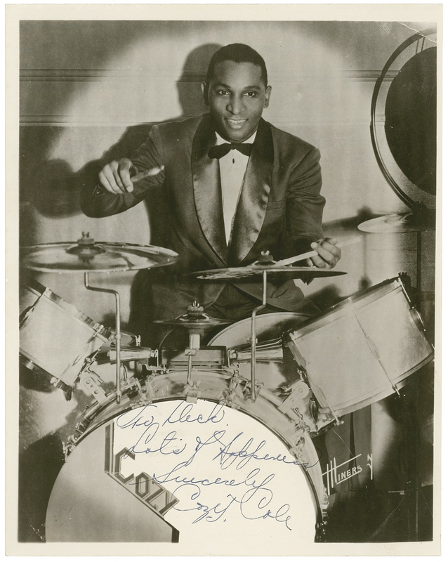 Lot 676 Cozy Cole Signed Photograph