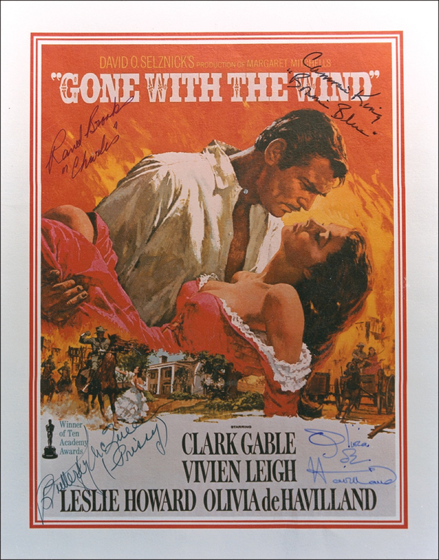 Lot 897 Gone With the Wind Signed Photograph