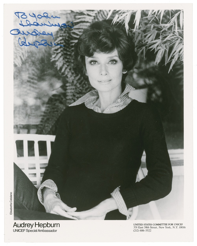 Lot 920 Audrey Hepburn Signed Photograph