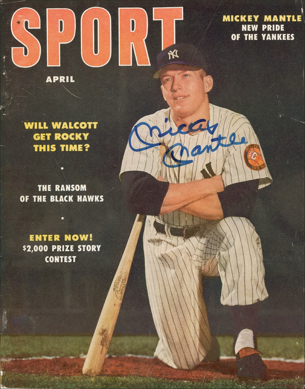 Lot 1285 Mickey Mantle Magazine