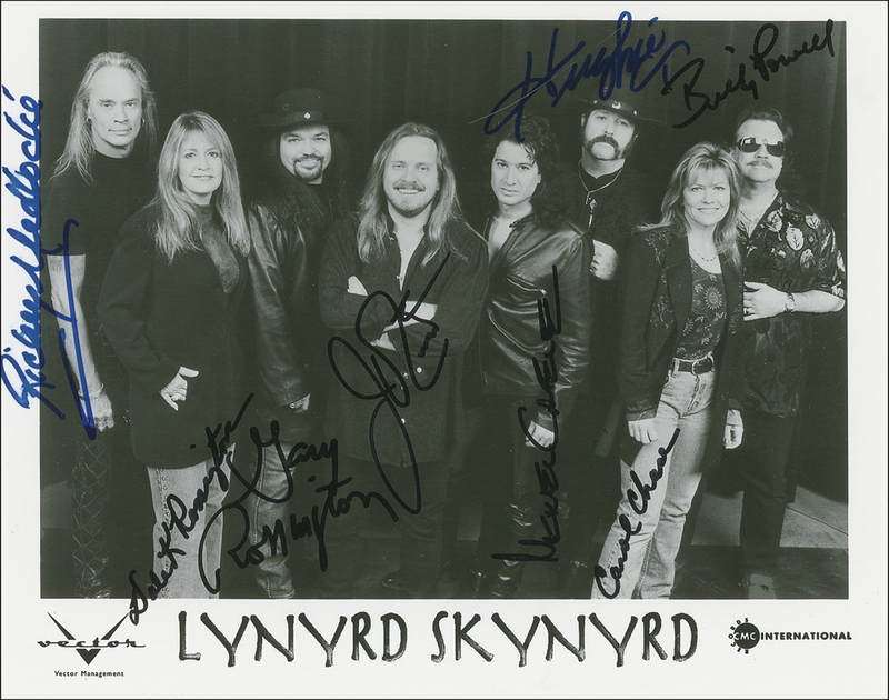 Lot 733 Lynyrd Skynyrd Signed Photograph