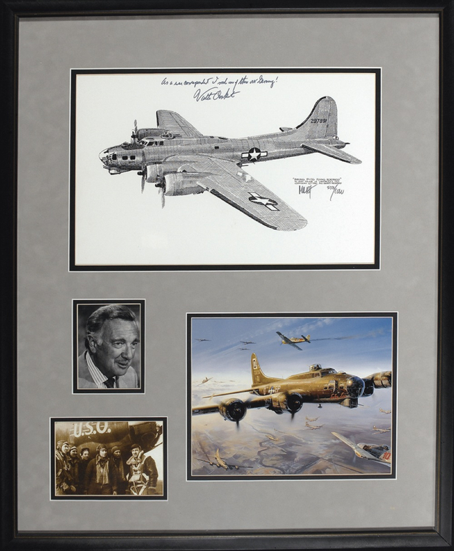 Lot 1079 Walter Cronkite Print