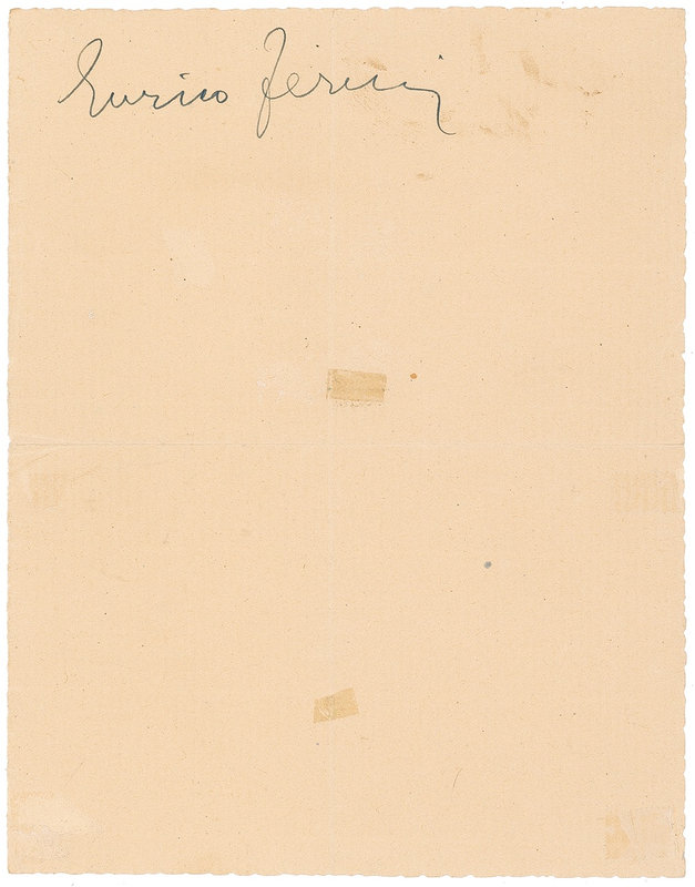 Lot 194 Enrico Fermi: One of the most important architects of the nuclear age