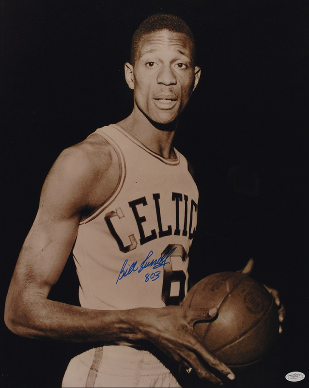 Lot 1332 Bill Russell Signed Photograph