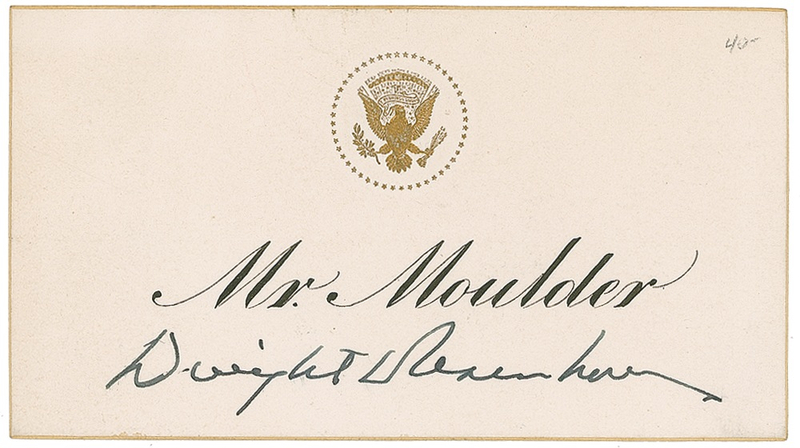 Lot 25 Dwight D. Eisenhower Signature