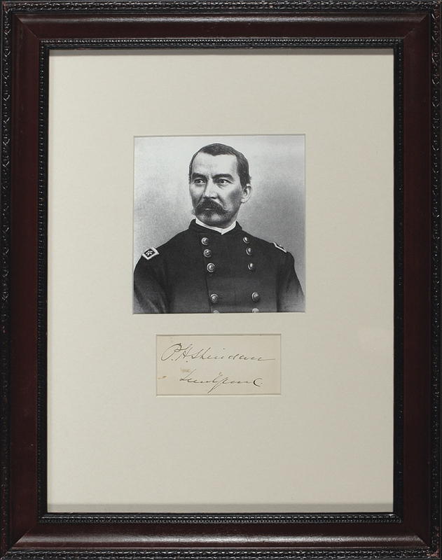 Lot 365 Philip H. Sheridan Signature
