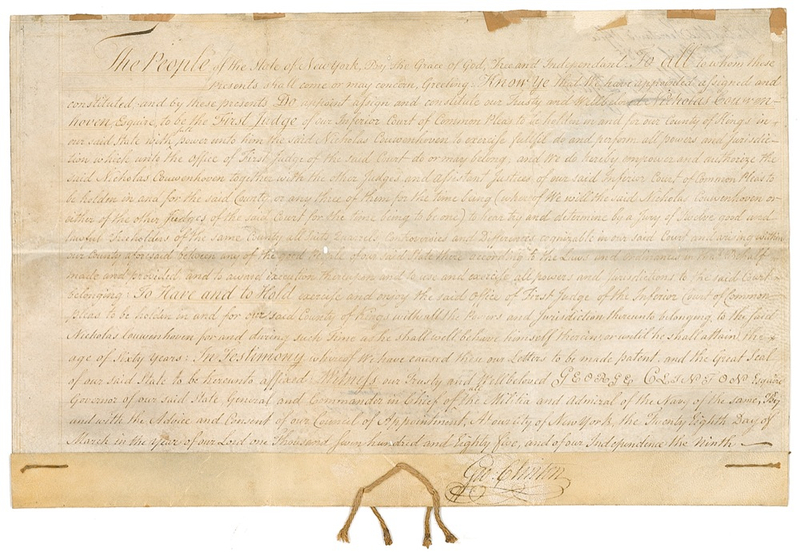 Lot 161 George Clinton Signed Document