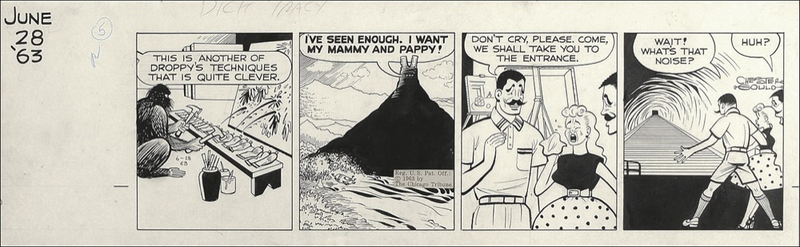 Lot 582 Chester Gould Comic Strip