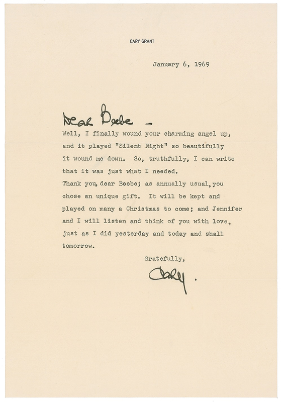 Lot 908 Cary Grant