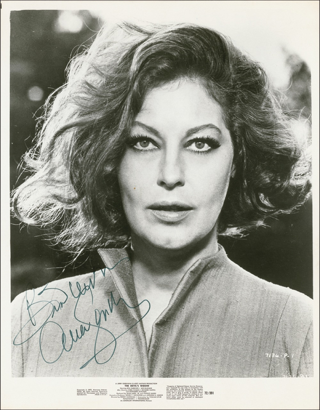 Lot 891 Ava Gardner Signed Photograph