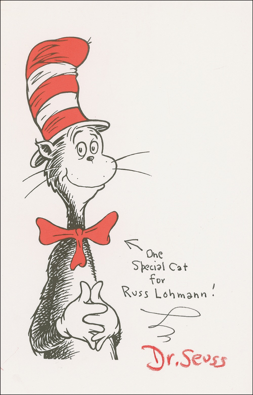 Lot 547 Dr. Seuss Sketch