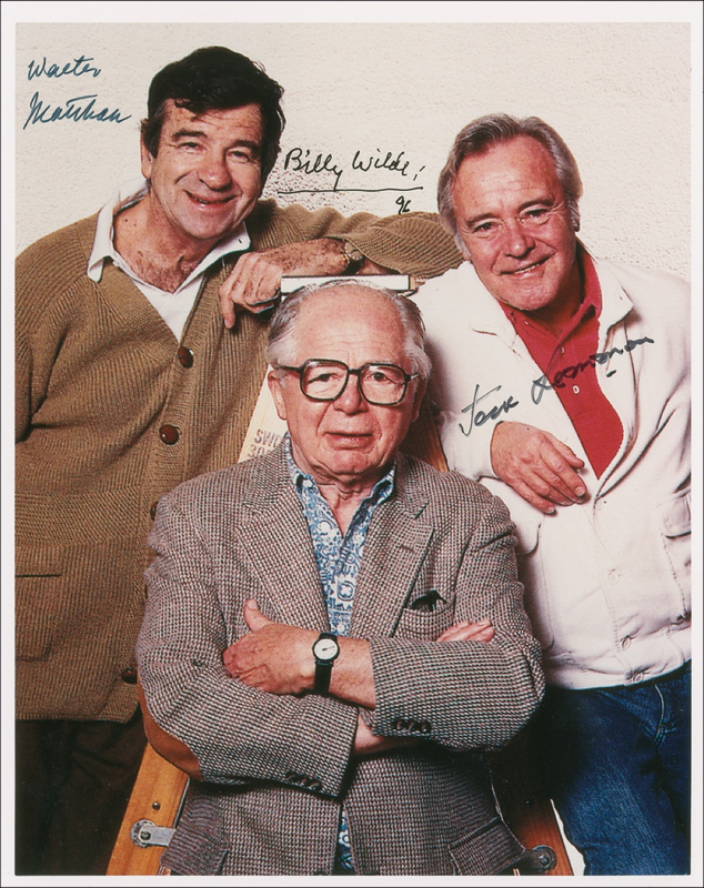 Lot 960 Jack Lemmon, Walter Matthau, and Billy Wilder Signed Photograph