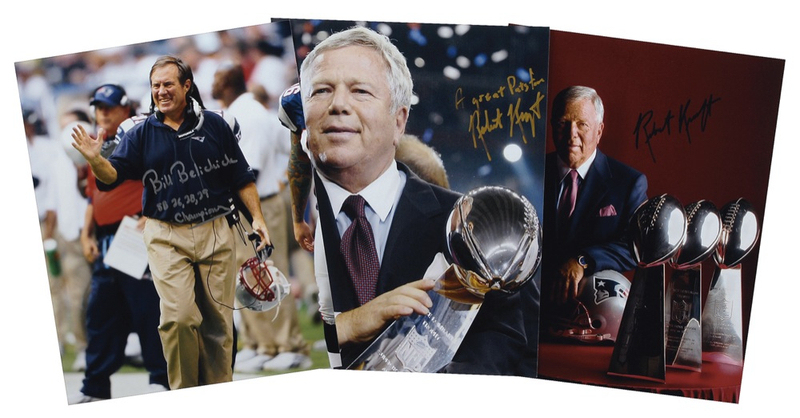 Lot 1301 New England Patriots: Belichick and Kraft