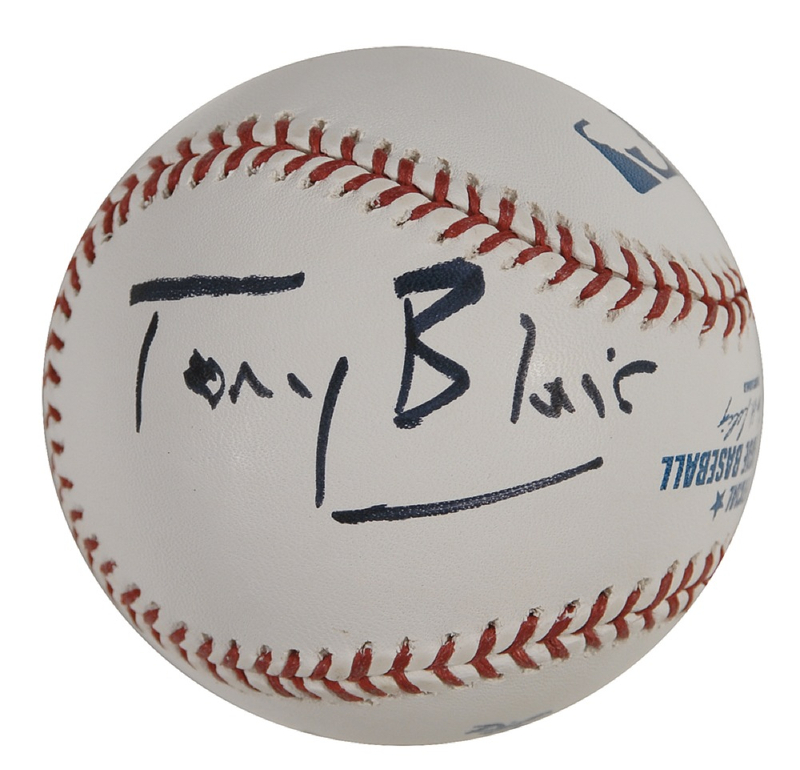 Lot 141 British Prime Ministers Baseball